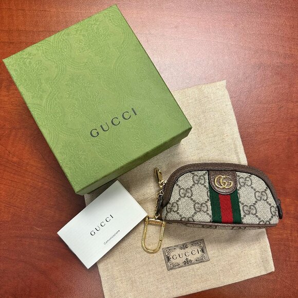 Gucci Ophidia GG Domed Key Pouch - Picture 1 of 13